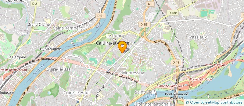 localisation de l'entreprise TEMPOH LOULOUBOULIE  CALUIRE-ET-CUIRE