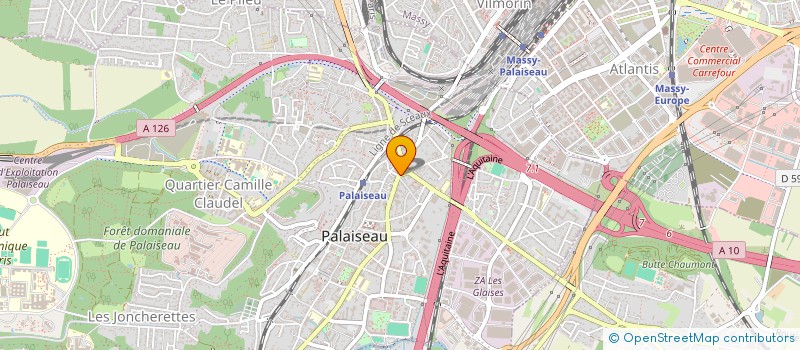 localisation de l'entreprise TEMPORELLI à PALAISEAU