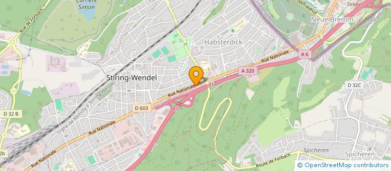 localisation de l'entreprise TEMPORIS à STIRING-WENDEL
