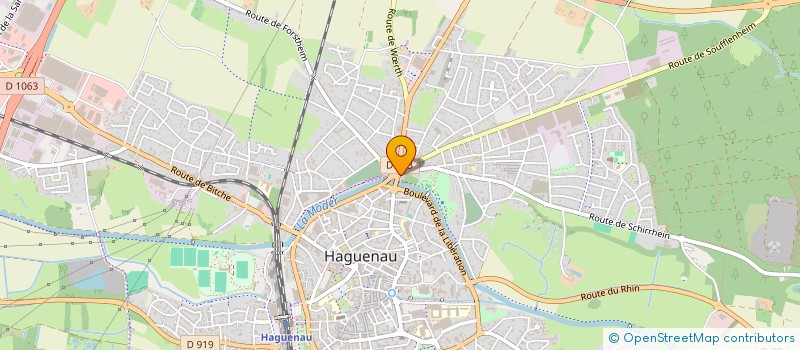 localisation de l'entreprise TEMPOSTOCK à HAGUENAU