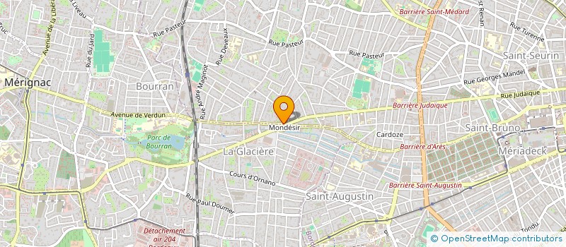 localisation de l'entreprise TEMPS A NOUVEAU  BORDEAUX