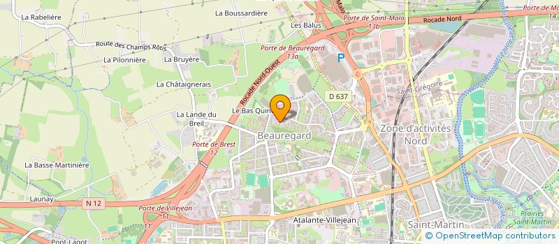 localisation de l'entreprise TEMPS BRETON  RENNES