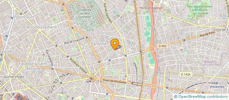 localisation de l'entreprise TEMPS CLAIR PRODUCTION  PARIS