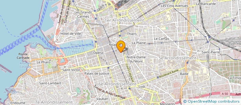 localisation de l'entreprise TEMPS CONTRAIRE à MARSEILLE