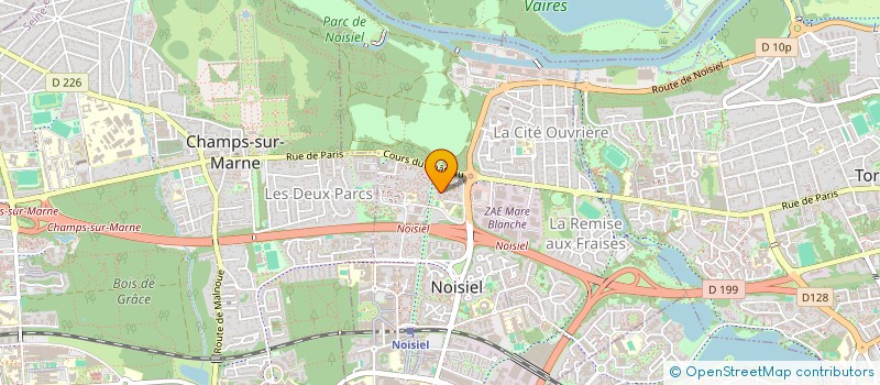 localisation de l'entreprise TEMPS D'AVANCE  NOISIEL