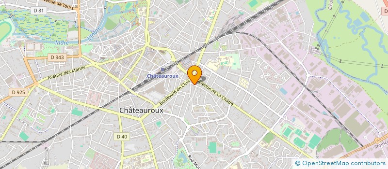 localisation de l'entreprise TEMPS DANCE à CHATEAUROUX