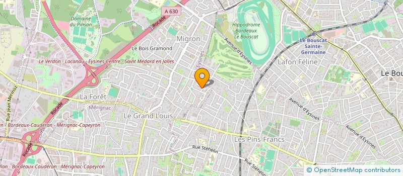 localisation de l'entreprise TEMPS DANSE  EYSINES