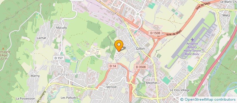 localisation de l'entreprise TEMPS DANSE  EPAGNY METZ-TESSY