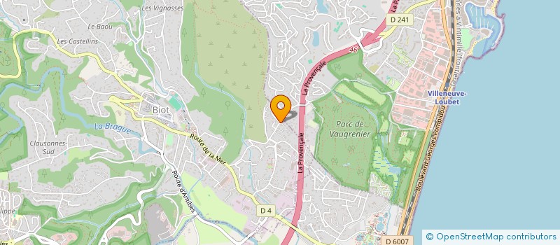 localisation de l'entreprise TEMPS DANSE COMPANY  BIOT