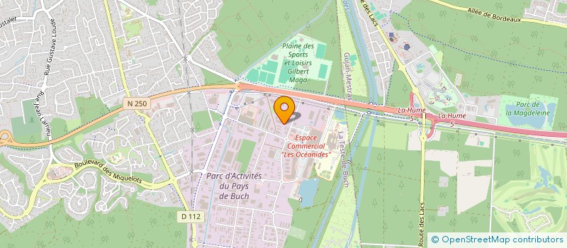 localisation de l'entreprise TEMPS DANSES URBAINES à LA TESTE-DE-BUCH