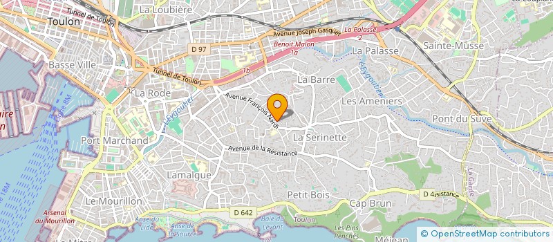 localisation de l'entreprise TEMPS DE COCAGNE  TOULON