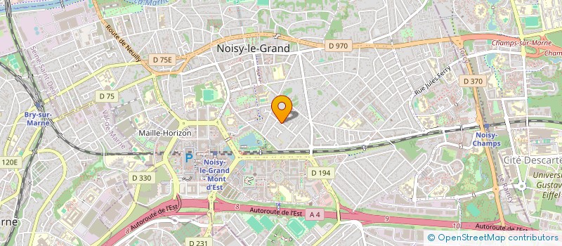 localisation de l'entreprise TEMPS DE PARTAGE  NOISY-LE-GRAND
