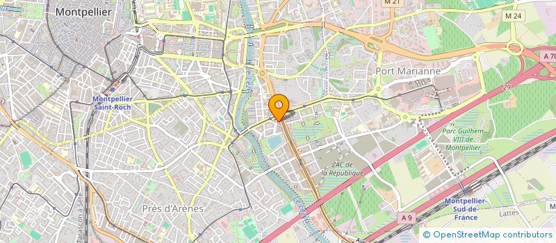 localisation de l'entreprise TEMPS ET EQUILIBRE  MONTPELLIER