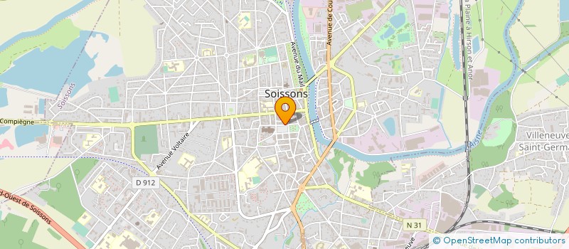 localisation de l'entreprise TEMPS ET MERVEILLES à SOISSONS