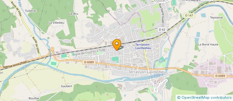 localisation de l'entreprise TEMPS JEUNES à TERRASSON-LAVILLEDIEU