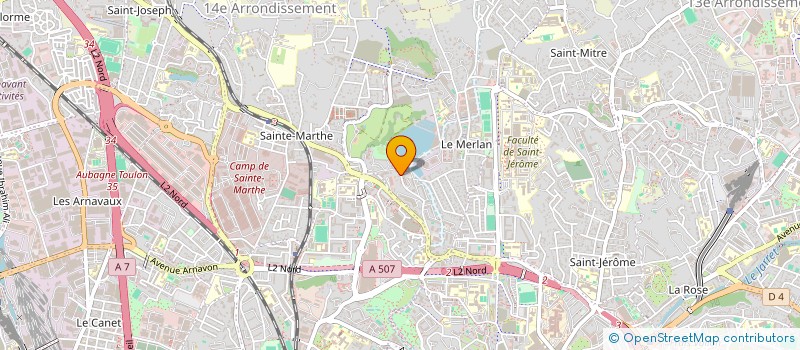 localisation de l'entreprise TEMPS LIBRE 13- 14 EME à MARSEILLE