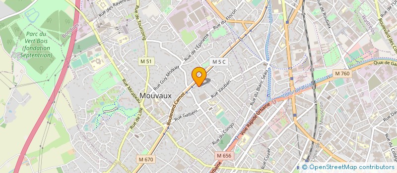 localisation de l'entreprise TEMPS LIBRE à MOUVAUX