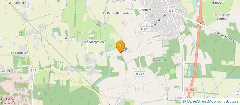 localisation de l'entreprise TEMPS LIBRE  LAILLE