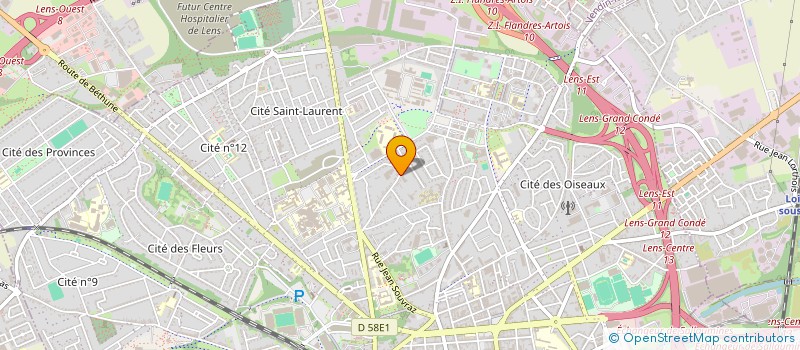 localisation de l'entreprise TEMPS LIBRE à LENS