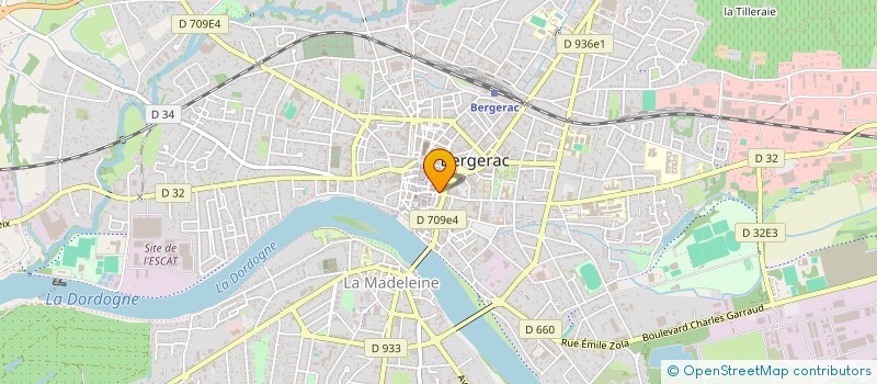 localisation de l'entreprise TEMPS PIZZ' à BERGERAC
