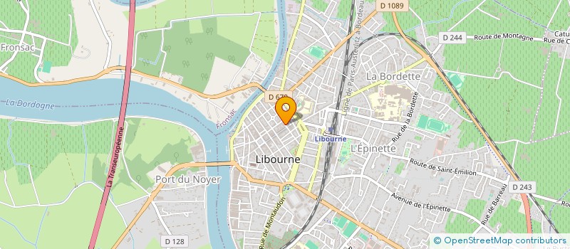 localisation de l'entreprise TEMPS PLURIELS à LIBOURNE