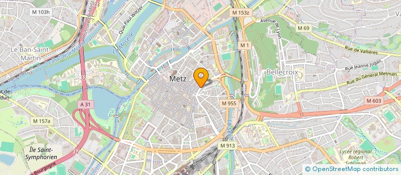 localisation de l'entreprise TEMPS QU'A FER à METZ