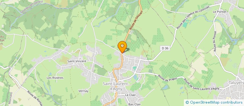 localisation de l'entreprise TEMPS ZEN COIFFURE  SAINT-LAURENT-D'AGNY