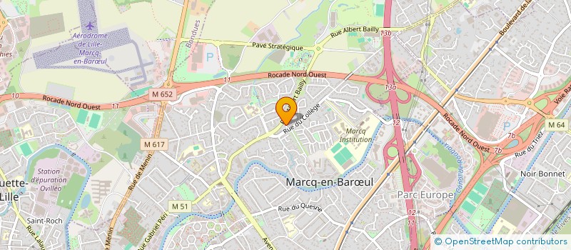 localisation de l'entreprise TEMPSMODERN à MARCQ-EN-BARŒUL