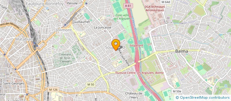 localisation de l'entreprise TEMPUS 21 à TOULOUSE