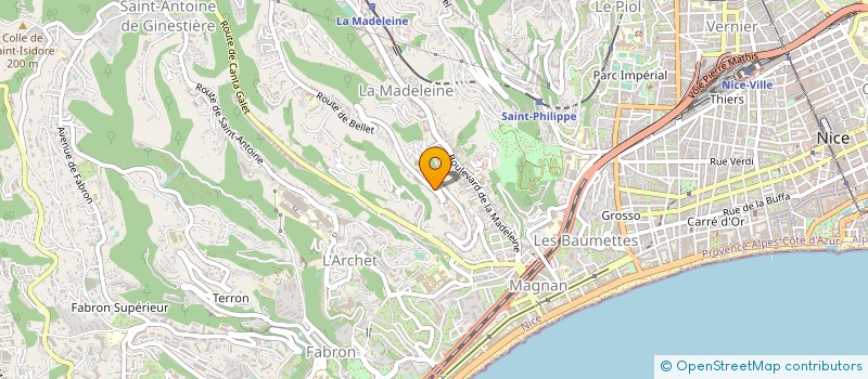 localisation de l'entreprise TEMPUS FUGIT à NICE