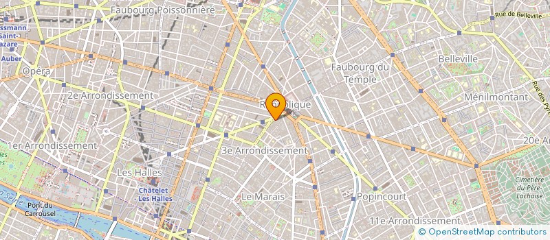 localisation de l'entreprise TEMREL  PARIS