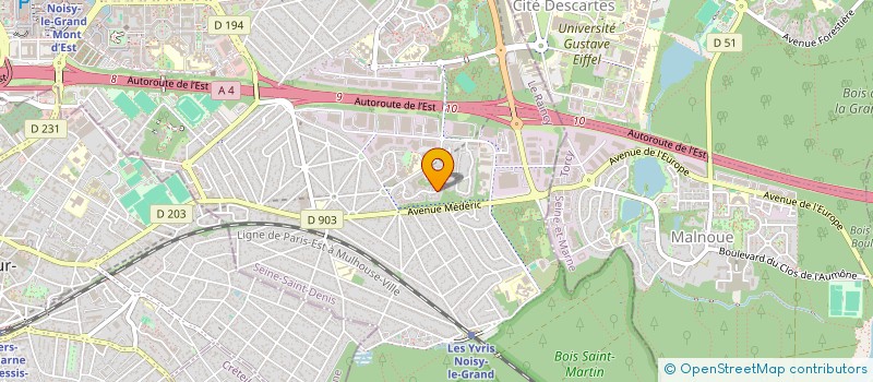 localisation de l'entreprise TEMS  NOISY-LE-GRAND