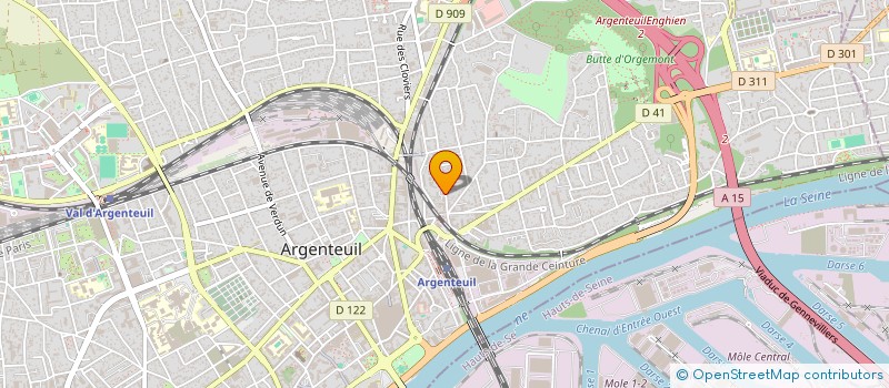 localisation de l'entreprise TEMSA  ARGENTEUIL