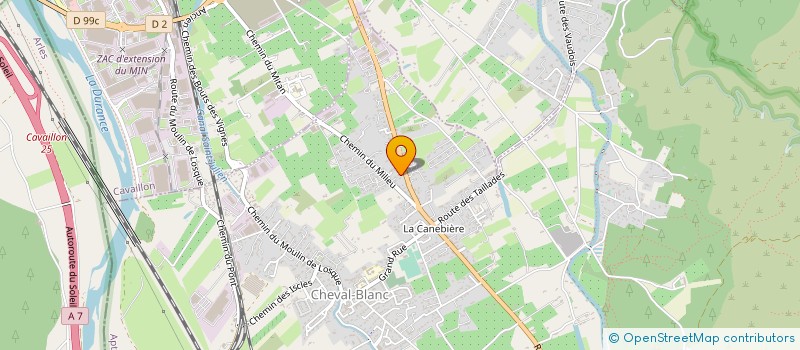 localisation de l'entreprise TEMSYS à CHEVAL-BLANC