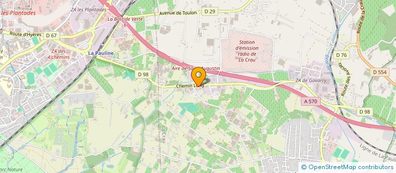 localisation de l'entreprise TEMUJIN  LA CRAU