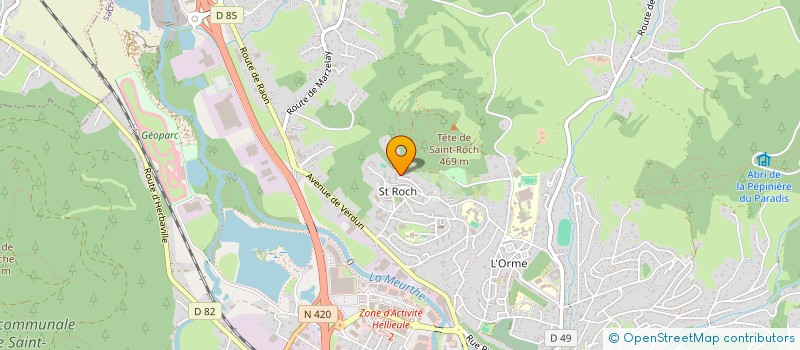 localisation de l'entreprise TEMUR RENOVATION SAS à SAINT-DIE-DES-VOSGES