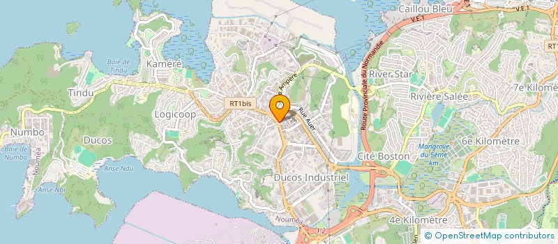 localisation de l'entreprise TEN COMMUNICATION  NOUMEA