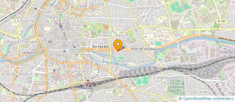 localisation de l'entreprise TEN'DANCES  RENNES