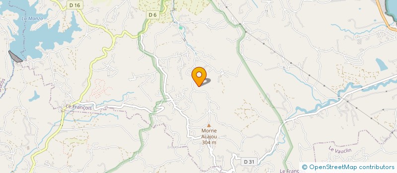 localisation de l'entreprise TEN'DANSE  LE FRANCOIS