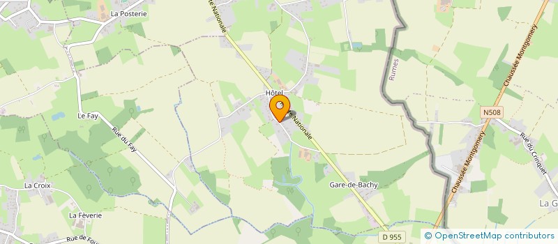 localisation de l'entreprise TEN'DANSE  BACHY