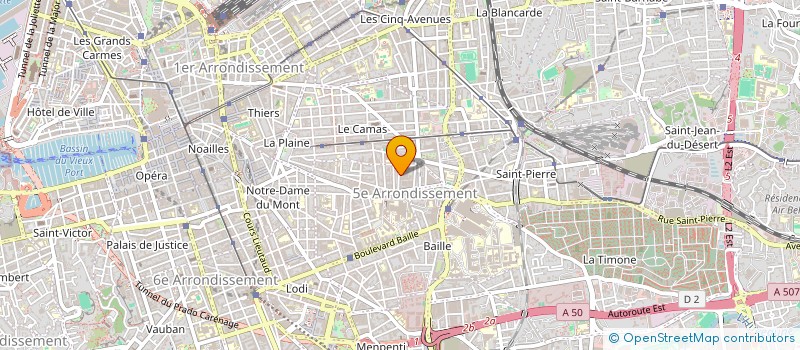 localisation de l'entreprise 'TEN SERVICES' à MARSEILLE