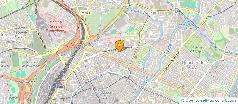 localisation de l'entreprise TEN YAD à STRASBOURG