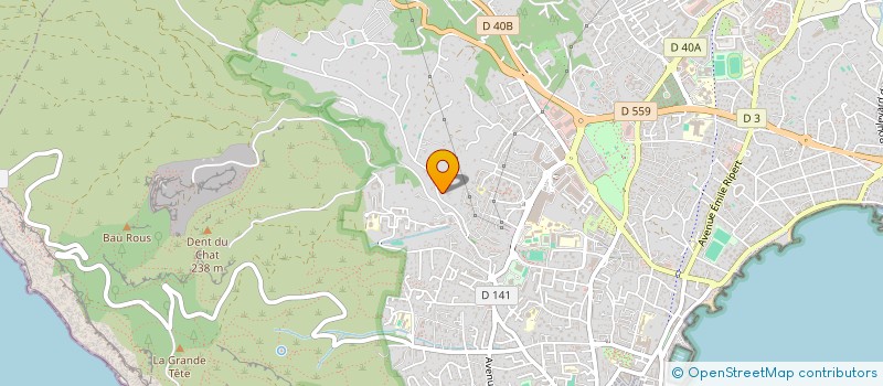 localisation de l'entreprise TEN10  LA CIOTAT