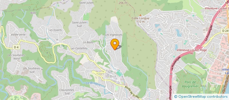 localisation de l'entreprise TENA  BIOT