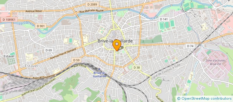 localisation de l'entreprise TENACI - THE à BRIVE-LA-GAILLARDE