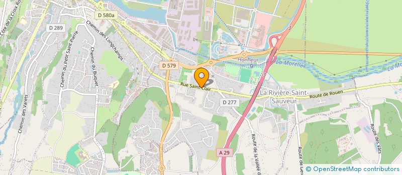 localisation de l'entreprise TENAGA ETUDES  LA RIVIERE-SAINT-SAUVEUR