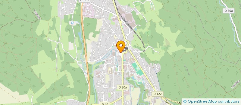 localisation de l'entreprise TENANE INSTITUT DE BEAUTE  LAGNIEU