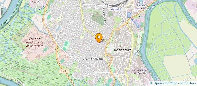 localisation de l'entreprise TENANTE JOLI  ROCHEFORT