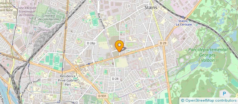 localisation de l'entreprise TENANTS'IMMO à STAINS