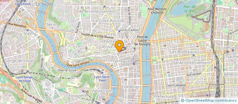 localisation de l'entreprise TENAREZE à LYON
